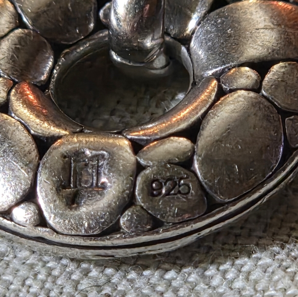 John Hardy Kali Pebble Link Charm Bracelet, SS - Picture 5 of 13